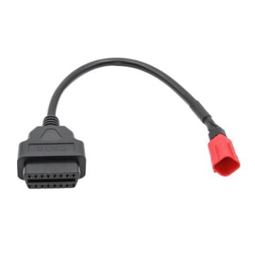 Picture of 16Pin to 6Pin Motorcycles OBD2 Conversion Cable OBDII Diagnostic Adapter Cable for Honda