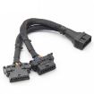 16PIN Car OBD Elbow Extension Cable - 2 In 1 Conversion Cable - 1