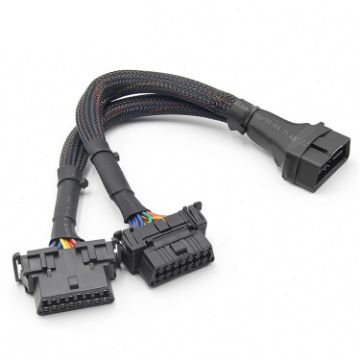 Picture of 2 In 1 16PIN Car OBD Elbow Extension Cable Converted Cable