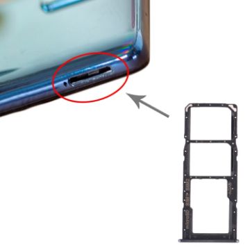 Samsung Galaxy A71 SIM Card Tray + Micro SD Card Tray - Black - 1