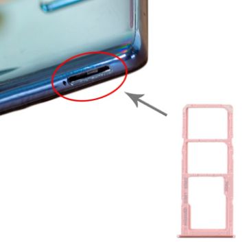 Samsung Galaxy A71 SIM Card Tray + Micro SD Card Tray (Pink) - 1