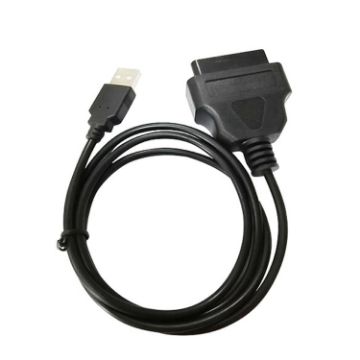 16PIN USB AM to OBD2 Female Conversion Cable - Car Computer Diagnostic Cable - 1