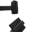 0.6m OBD2 Male to Female Tee Extension Cable OD16 16C Flat Cable - 2