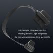 0.6m OBD2 Male to Female Tee Extension Cable OD16 16C Flat Cable - 5