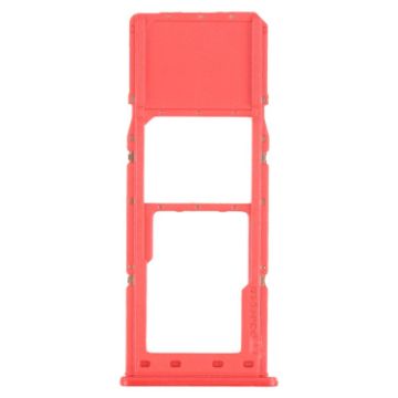 Samsung Galaxy A12 SM-A125 SIM Card Tray + Micro SD Card Tray (Red) - 1