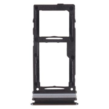 Samsung Galaxy A52 SM-A525 SIM Card Tray + Micro SD Card Tray (Black) - 1