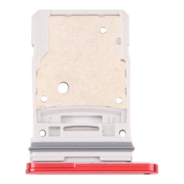 Samsung Galaxy S20 FE 5G SIM Card Tray + Micro SD Card Tray (Red) - 1