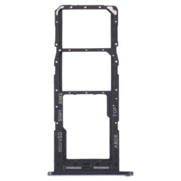 Samsung Galaxy A24 SM-A245 SIM Card Tray + Micro SD Card Tray (Black) - 1