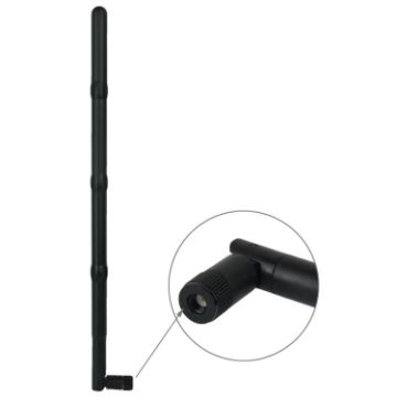 Wireless 15DBi RP-SMA Male Network Antenna - Black - 1