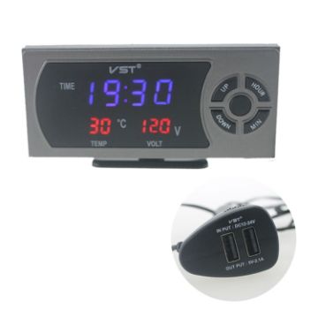 Picture of Automobile Electronic Voltage Thermometer