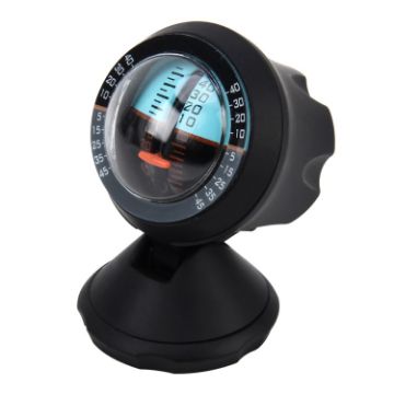 Picture of Angle Slope Tilt Indicator Level Meter Slopemeter Finder Tool Car Vehicle Inclinometer Gauge (Black)