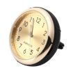 Picture of Car Outlet Clock Car Luminous Material Car Clock Car Electronic Watch Car Air Conditioning Outlet Perfume Ornaments (Gold)