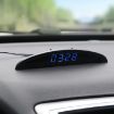 Picture of 2 in 1 Car LED Digital Display Thermometer Clock (Blue)