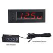 Picture of 3 in 1 Car High-precision Electronic LED Luminous Clock + Thermometer + Voltmeter (Red)