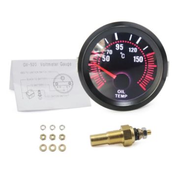 Picture of 52mm 12V Universal Car Modified Oil Temperature Gauge
