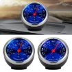 Picture of 2 PCS Mini Car Dashboard Thermometer Hygrometer Mechanical Decoration (Blue Temperature)