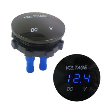 Picture of DC12-24V Automotive Battery DC Digital Display Voltage Meter Modified Measuring Instrument (Blue Light)