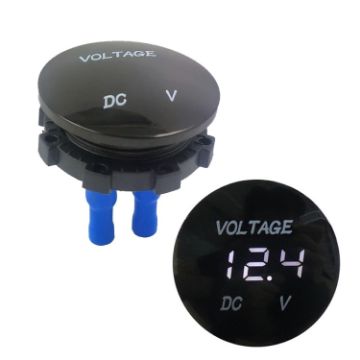 Picture of DC12-24V Automotive Battery DC Digital Display Voltage Meter Modified Measuring Instrument (White Light)