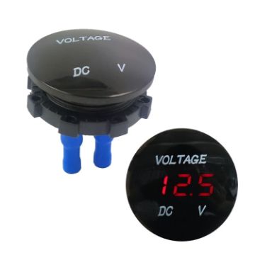 Picture of DC12-24V Automotive Battery DC Digital Display Voltage Meter Modified Measuring Instrument (Red Light)