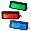 Picture of Car Inside and Outside Backlit Mini Digital Thermometer (Green)