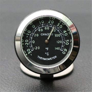 Picture of Night Light Car Thermometer Metal Ornaments (Black Thermometer)