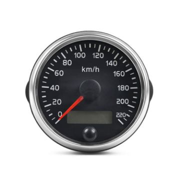 Picture of Car Modified 85mm 2 in 1 LCD Instrument Speedometer + Odometer