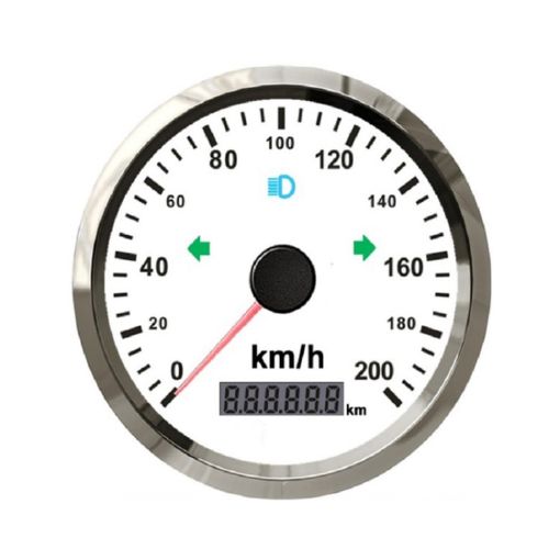 TNG85 Car Motorcycle GPS Speed Odometer - Silver Frame - Google Shopping - 1