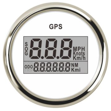 Picture of PLG2 DN52mm 12/24V Car and Boat General GPS Odometer Speedometer (WS)
