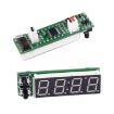 3 in 1 Car LED Clock Thermometer Voltmeter (Red) - 6