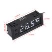 3 in 1 Car LED Clock Thermometer Voltmeter (Green) - 4