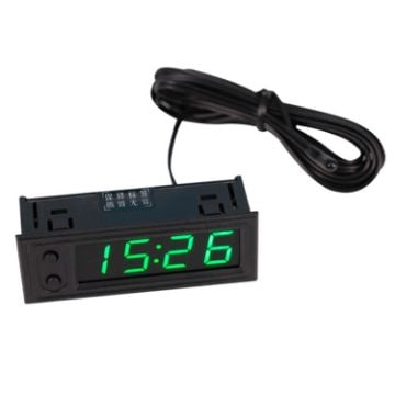 Picture of 5V/12V WIFI Network Automatic Time Synchronization Digital Electronic Clock Module, Color: Green