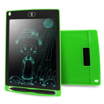 Picture of Portable 8.5 inch LCD Writing Tablet Drawing Graffiti Electronic Handwriting Pad Message Graphics Board Draft Paper with Writing Pen (Green)