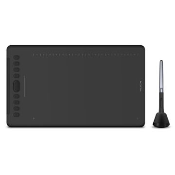 Picture of HUION H1161 5080 LPI Touch Strip Art Drawing Tablet for Fun, with Battery-free Pen & Pen Holder