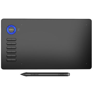 Picture of VEIKK A15 10x6 inch 5080 LPI Smart Touch Electronic Graphic Tablet, with Type-C Interface (Blue)