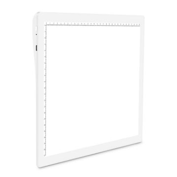 Picture of A4-D26 Charging Copy Table Soft Light Eye Protection Edging Copy Board Drawing Board (White)