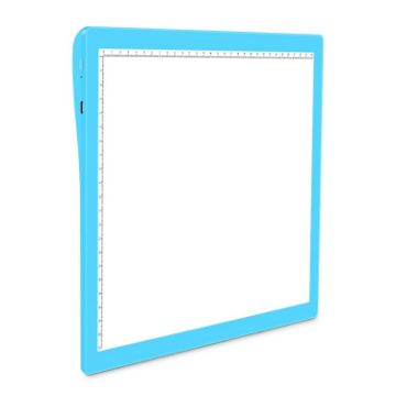 Picture of A4-D26 Charging Copy Table Soft Light Eye Protection Edging Copy Board Drawing Board (Blue)