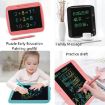 Picture of Children LCD Painting Board Electronic Highlight Written Panel Smart Charging Tablet, Style: 11.5 inch Colorful Lines (Pink)