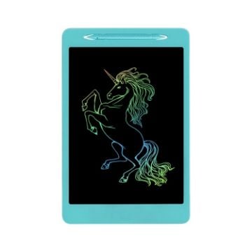 Picture of Children LCD Painting Board Electronic Highlight Written Panel Smart Charging Tablet, Style: 11.5 inch Colorful Lines (Blue)