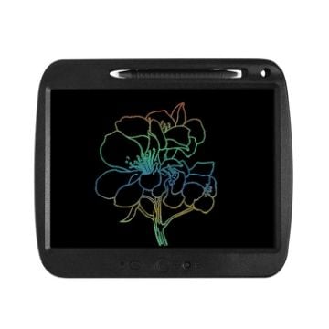 Picture of Children LCD Painting Board Electronic Highlight Written Panel Smart Charging Tablet, Style: 9 inch Colorful Lines (Black)