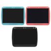 Picture of 15inch Charging Tablet Doodle Message Double Writing Board LCD Children Drawing Board, Specification: Blue Colorful Lines (Blue)