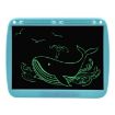 Picture of 15inch Charging Tablet Doodle Message Double Writing Board LCD Children Drawing Board, Specification: Monochrome Lines (Blue)