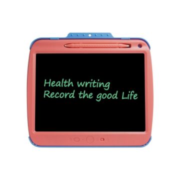 Picture of 9 Inch Charging LCD Copy Writing Panel Transparent Electronic Writing Board, Specification: Monochrome Lines (Pink)