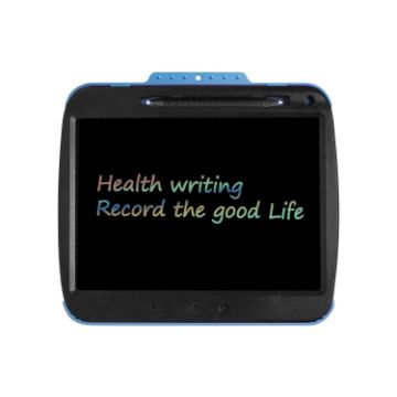 Picture of 9 Inch Charging LCD Copy Writing Panel Transparent Electronic Writing Board, Specification: Colorful Lines (Black)