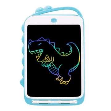 Picture of 10 inch Cartoon Dinosaur LCD Writing Board Colorful Children Painting Board (Light Blue)