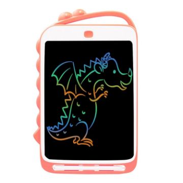 Picture of 10 inch Cartoon Dinosaur LCD Writing Board Colorful Children Painting Board (Light Pink)