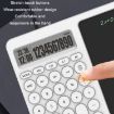 White Office Calculator LCD Handwriting Board with Stand - 3
