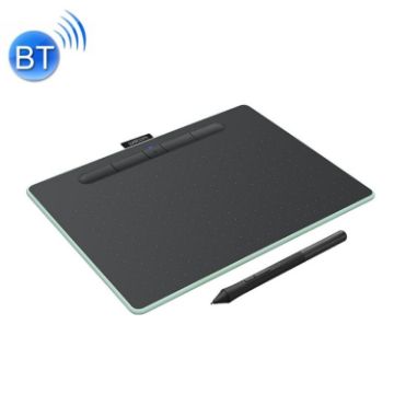 Picture of Wacom HCTL6100WL Bluetooth Handwriting Tablet USB Digital Drawing Board (Medium Mint Green)