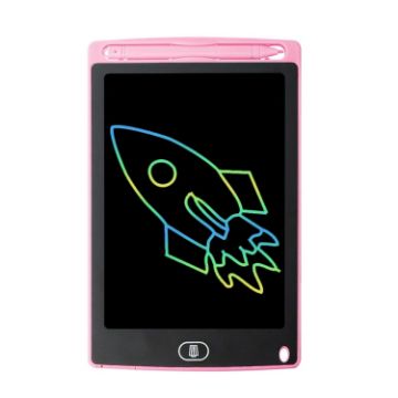 Picture of LCD Writing Board Children Hand Drawn Board, Specification: 8.5 inch Colorful (Light Pink)
