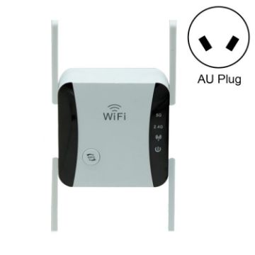 Picture of KP1200 1200Mbps Dual Band 5G WIFI Amplifier Wireless Signal Repeater, Specification:AU Plug (White)