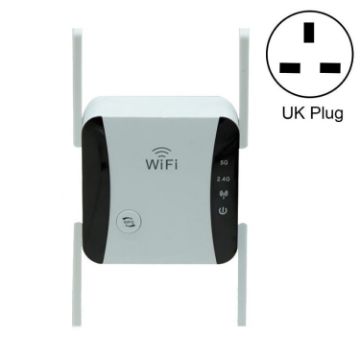 Picture of KP1200 1200Mbps Dual Band 5G WIFI Amplifier Wireless Signal Repeater, Specification:UK Plug (White)